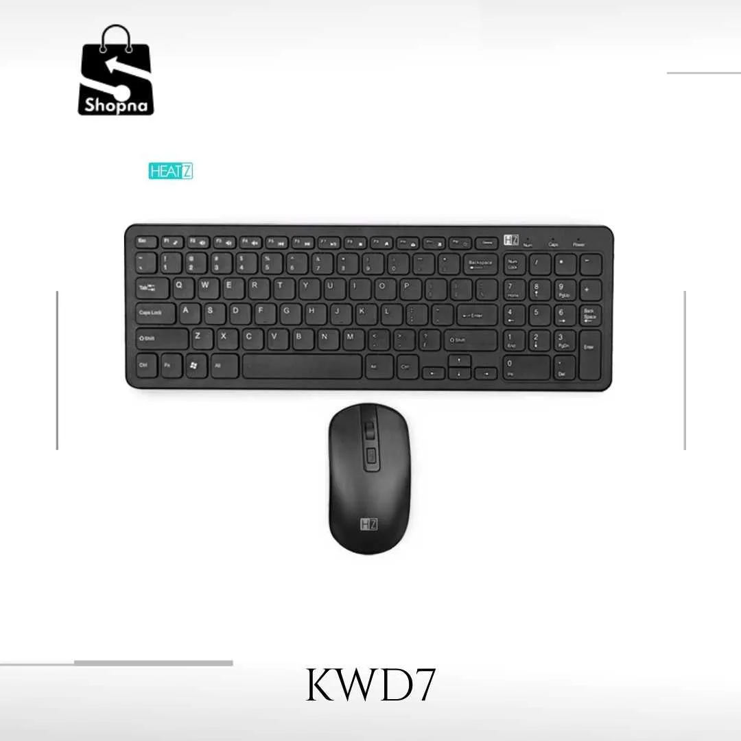 HeatZ ZK06 Arabic English Wireless Keyboard   Mouse