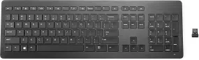 HP Wireless Premium Keyboard, 2.4GHz RF, USB, Black - Z9N41AT#ABA