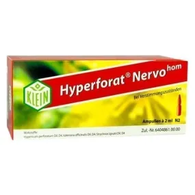 HYPERFORAT Nervohom solution for injection 100X2 ml nervous system disorders