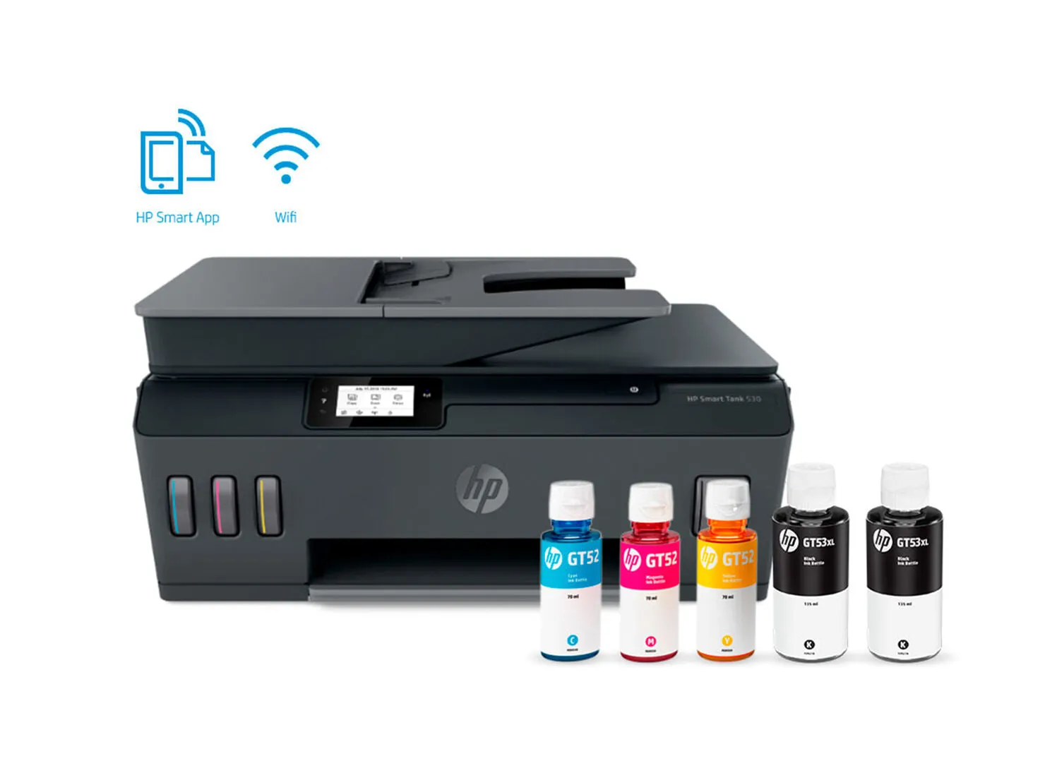 Impresora Multifuncional HP Smart Tank 530