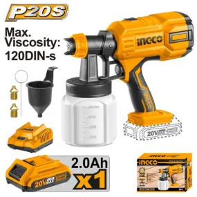 Ingco Cordless spray gun 20V CSGLI20406