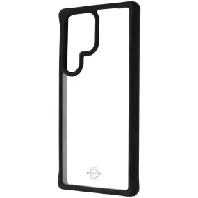 ITSKINS Hybrid_R // Solid Case for Samsung Galaxy S23 Ultra - Black/Clear