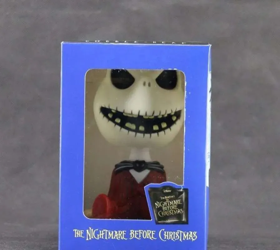 Jack Skellington Red Bobblehead With Mobile Holder For Cars |13 CM |