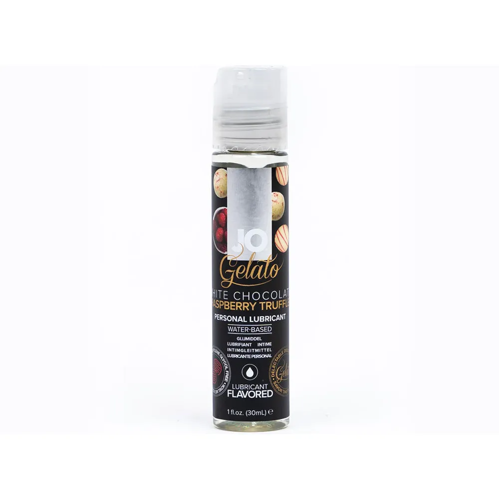 JO Gelato White Chocolate Rasberry Truffle Water-Based Lubricant 1 oz.