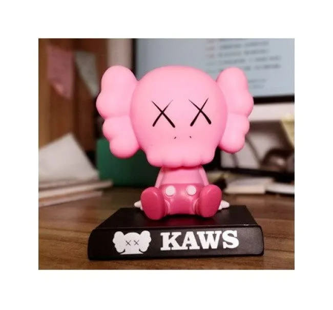 Kaws Bearbrick Bobblehead With Mobile Holder For Cars | 13.5 CM  |