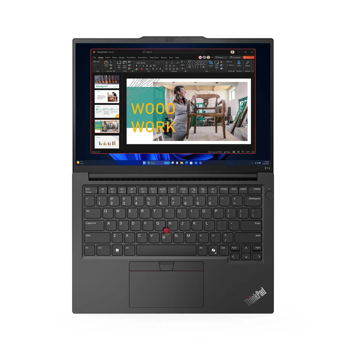 Laptop Lenovo THINKPAD E16 G2 14" AMD Ryzen 5 7535HS 16 GB RAM 512 GB SSD Spanish Qwerty