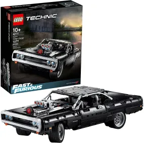 LEGO Technic Fast & Furious Dom’s Dodge Charger 42111 Race Car Building Set, New 2020 (1,077 Pieces)