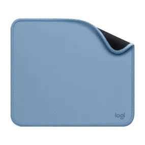 Logitech Mouse Pad - Studio Series, Computer Mouse Mat with Anti-Slip Rubber Base, Easy Gliding, Spill-Resistant Blue Grey