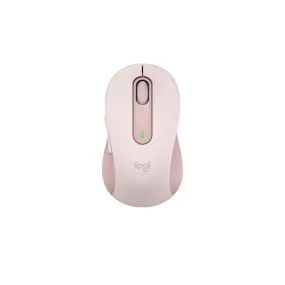 Logitech Signature M650 Mouse - Optical - Wireless - Bluetooth - Rose - USB - 4000 dpi - Scroll Wheel - 5 Button(s) - 5 Programmable Button(s) - Small/Medium Hand/Palm Size - Symmetrical