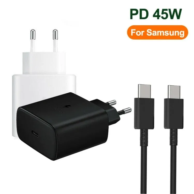 M135 45W Super Fast USB-C Charger with 5A Type-C Cable, EU Plug