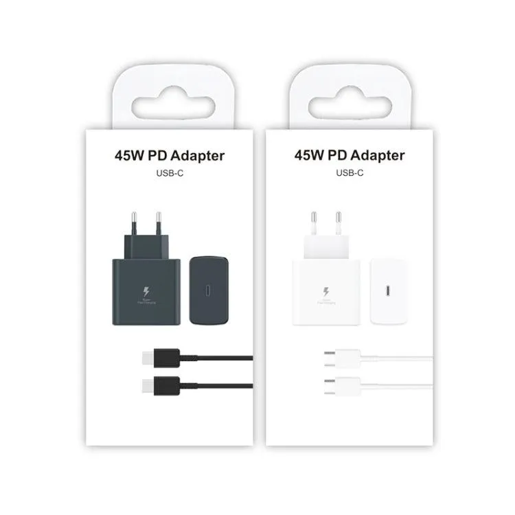 M135 45W Super Fast USB-C Charger with 5A Type-C Cable, EU Plug