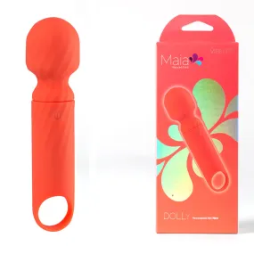 Maia Mini Wand Vibrator - Orange