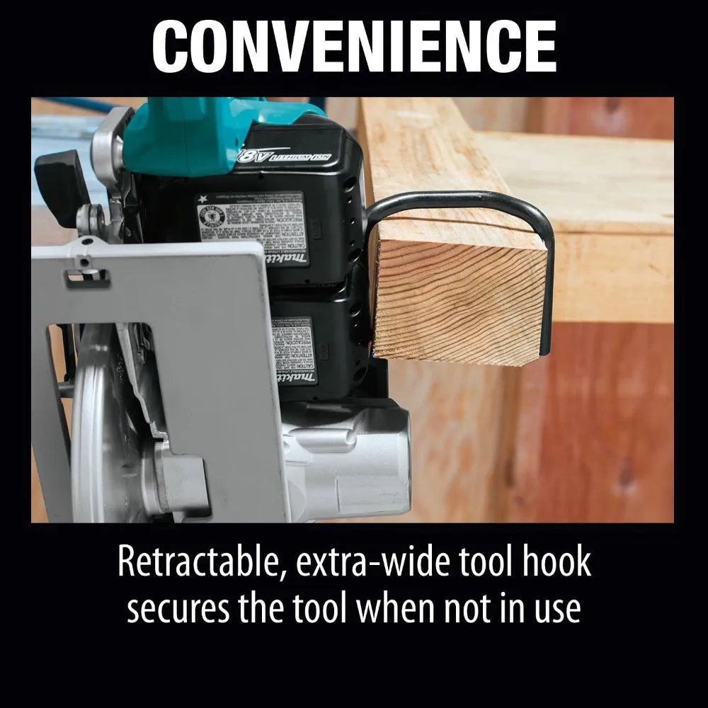 Makita XSR01PT 36-Volt 7-1/4-Inch X2 LXT Cordless Rear Handle Circular Saw Kit