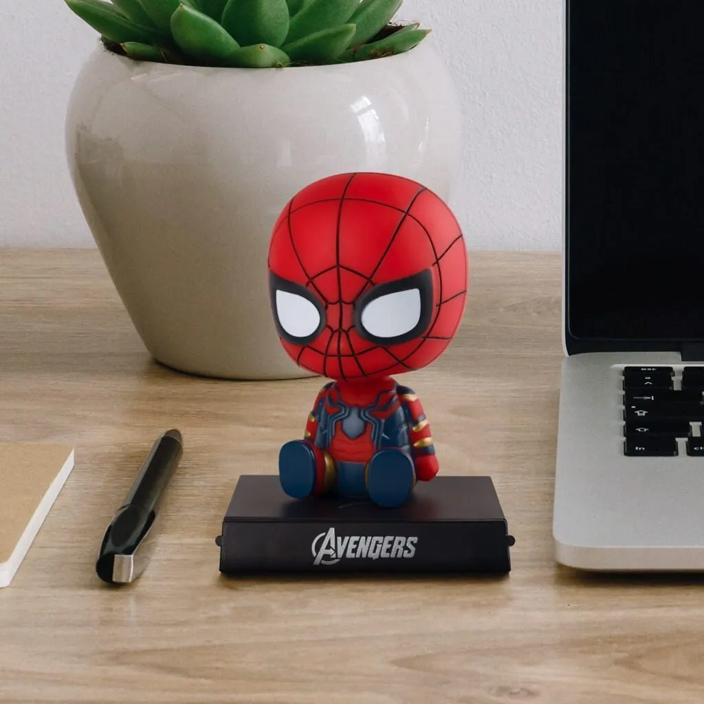 Marvel Spiderman Bobblehead With Mobile Holder For Cars | 13 CM |