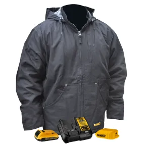 Men's Heated Coat Kitted - Black