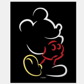 Mickey Silhouette Stroke  Fridge Magnet