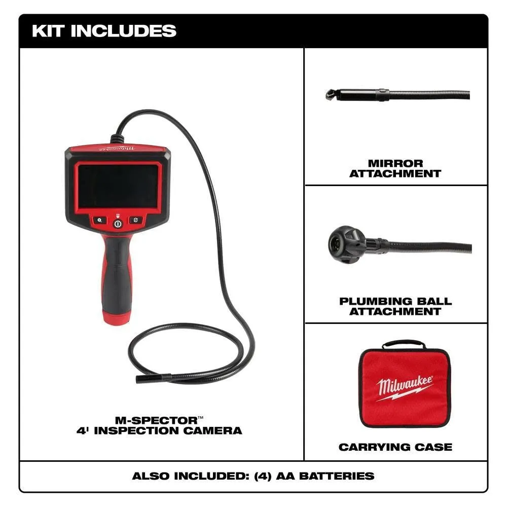 Milwaukee 2319-20 M-Spector 4' Inspection Camera