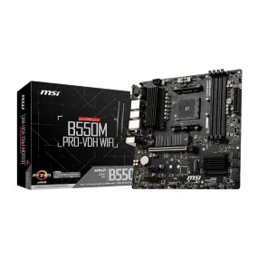 Msi B550M Pro-Vdh Wifi Amd Am4 Matx Gaming Motherboard