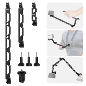 NEEWER Aluminum Alloy Extension Arm (11.8”/6.5”/3.3”) Set