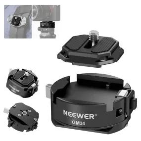 NEEWER GM34 Camera Quick Release Plate Kit