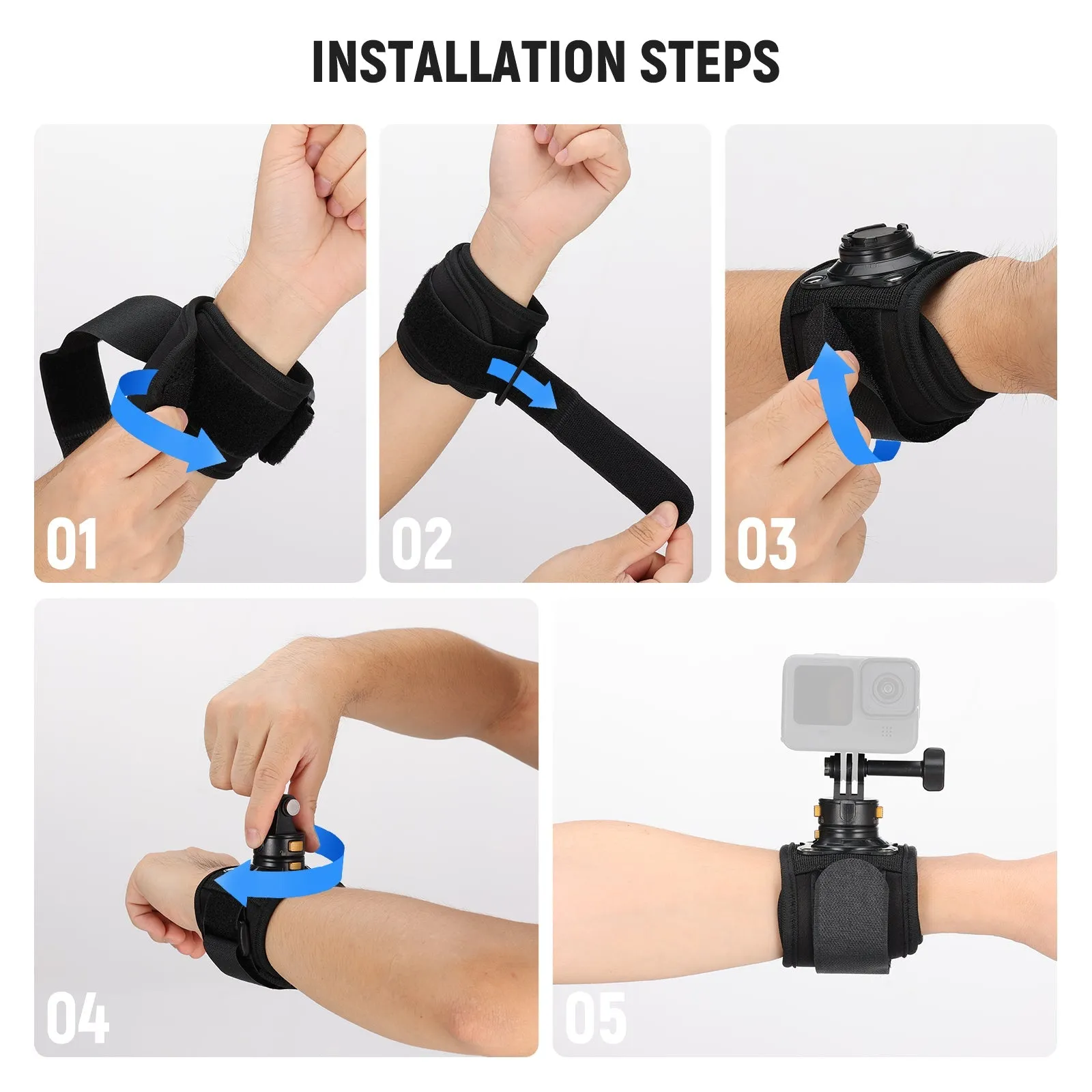 NEEWER GP21 Wrist Strap Mount for Action Camera