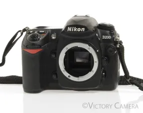 Nikon D200 Digital SLR Camera Body (22,800 Shots) w/ Battery and Charger [EX ]