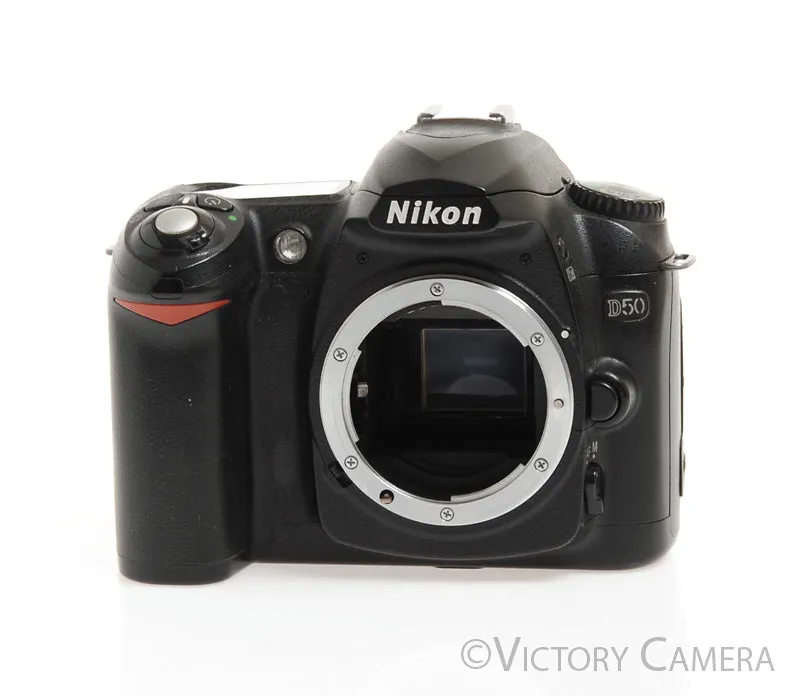 Nikon D50 6.1MP Digital SLR Camera w/ Battery & Charger (~53600 Shots)