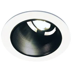 Nora Lighting NL-468 4 inch 45º Adjustable Stepped Baffle with Ring