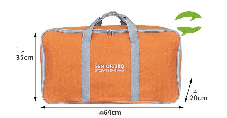 Orange Barbecue Grill Storage Carrying Case