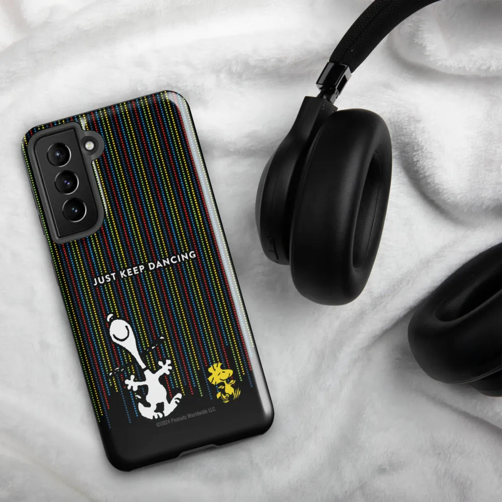 Peanuts Just Keep Dancing Samsung Phone Case