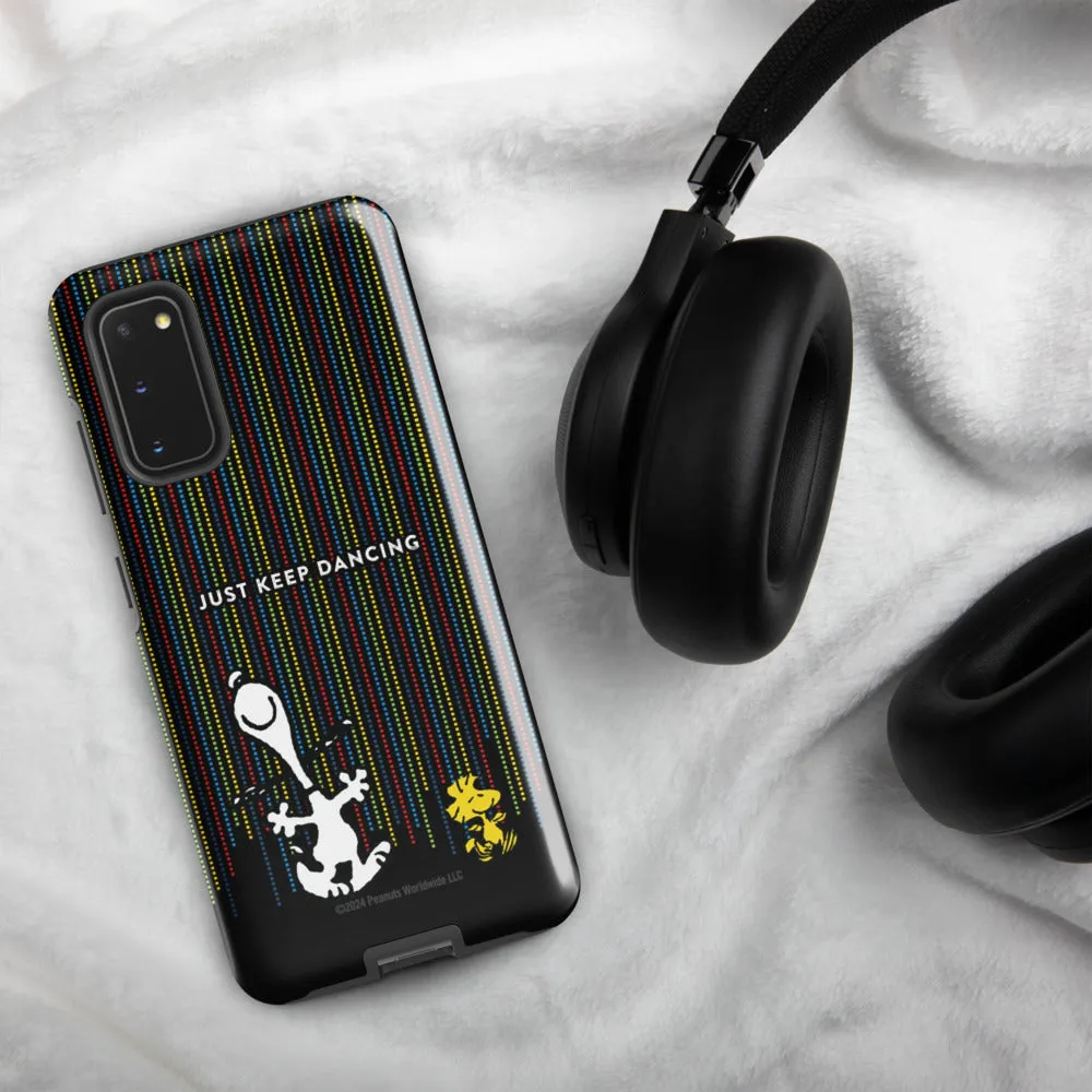 Peanuts Just Keep Dancing Samsung Phone Case