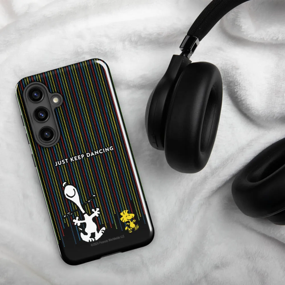 Peanuts Just Keep Dancing Samsung Phone Case