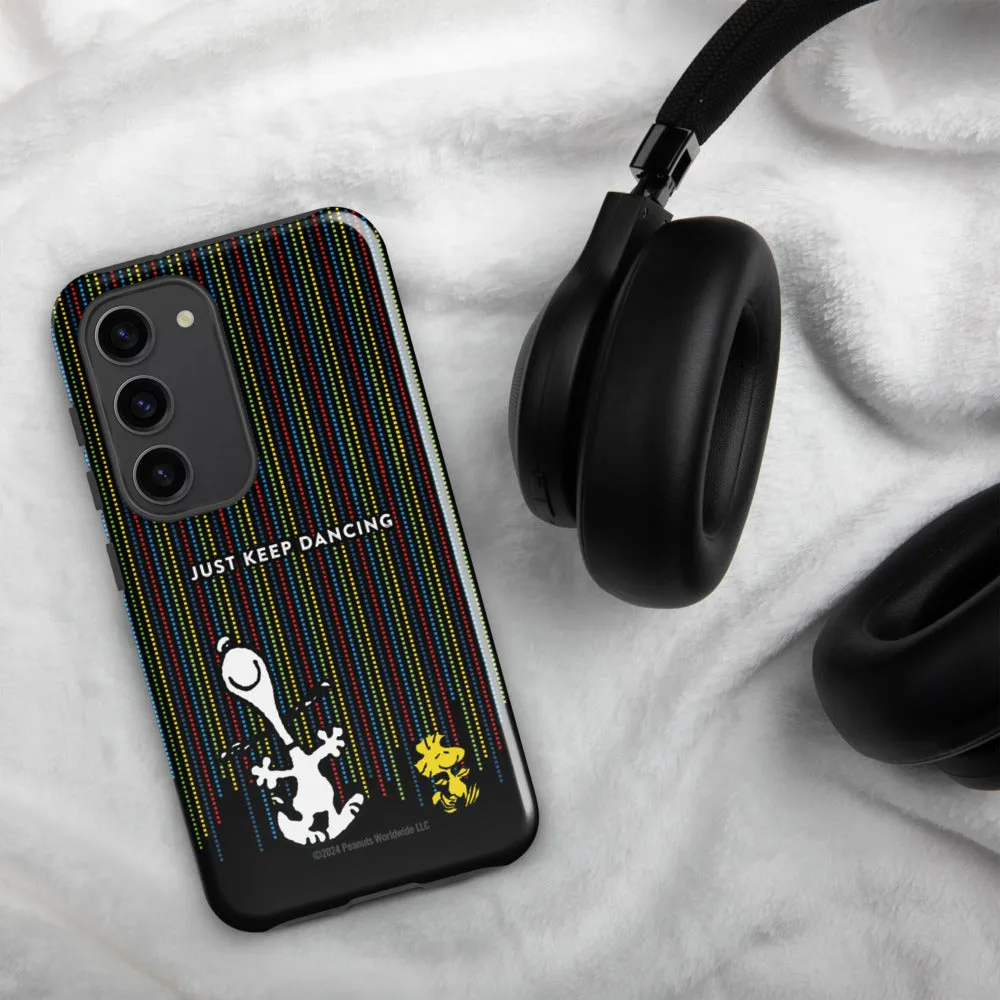 Peanuts Just Keep Dancing Samsung Phone Case