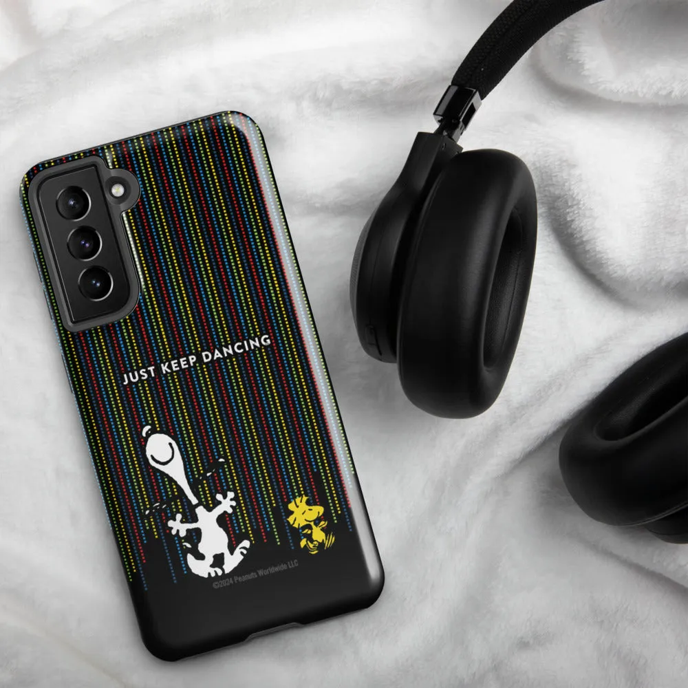 Peanuts Just Keep Dancing Samsung Phone Case