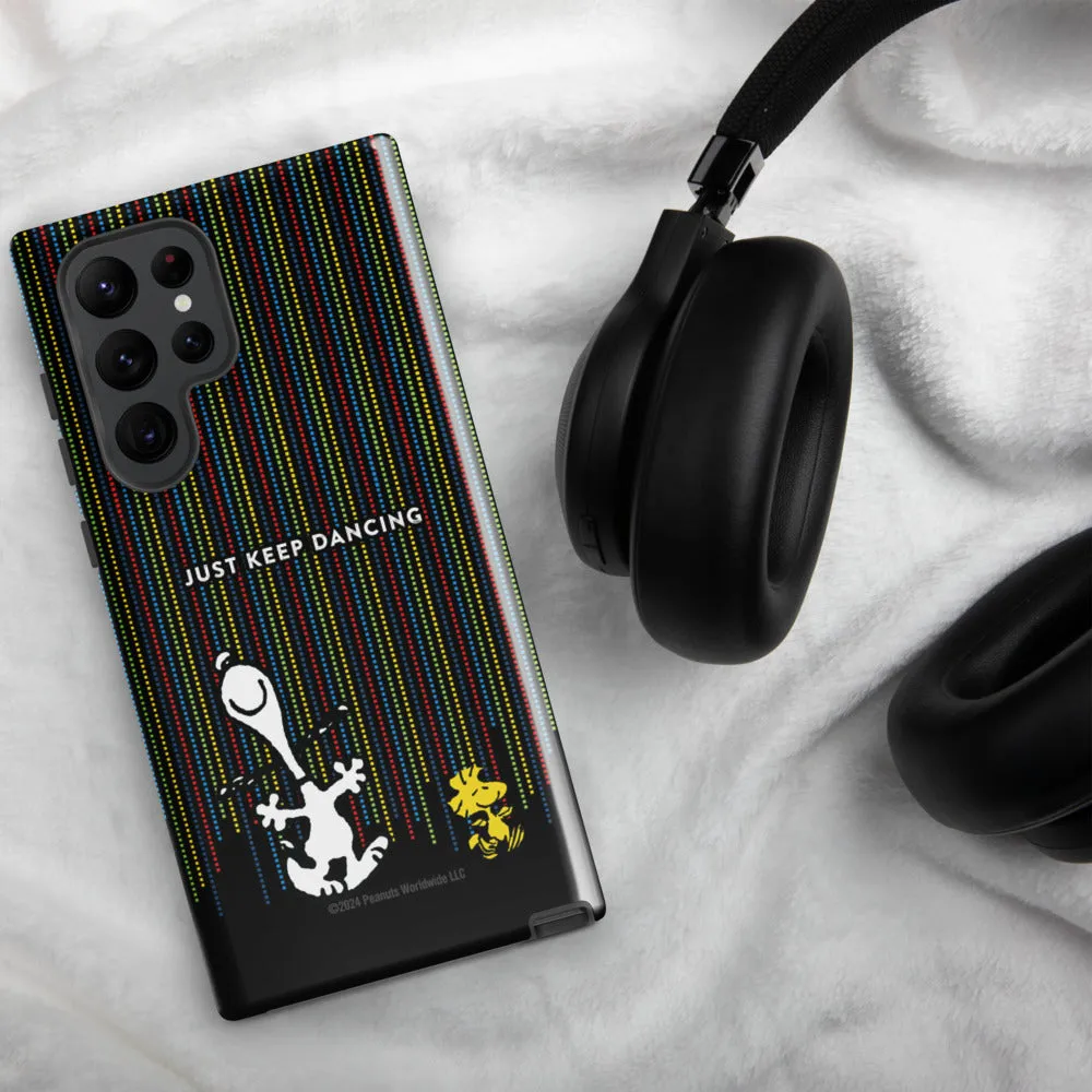 Peanuts Just Keep Dancing Samsung Phone Case