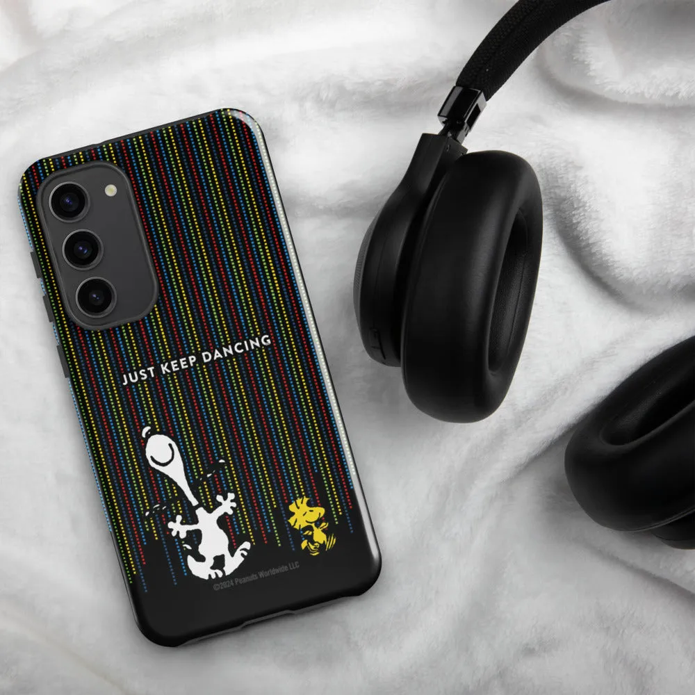 Peanuts Just Keep Dancing Samsung Phone Case