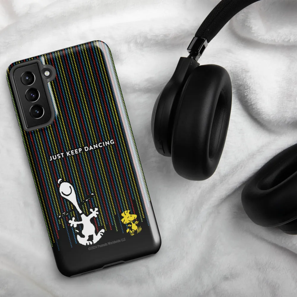 Peanuts Just Keep Dancing Samsung Phone Case