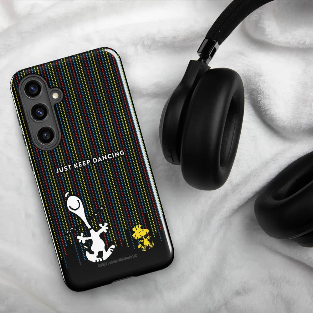 Peanuts Just Keep Dancing Samsung Phone Case