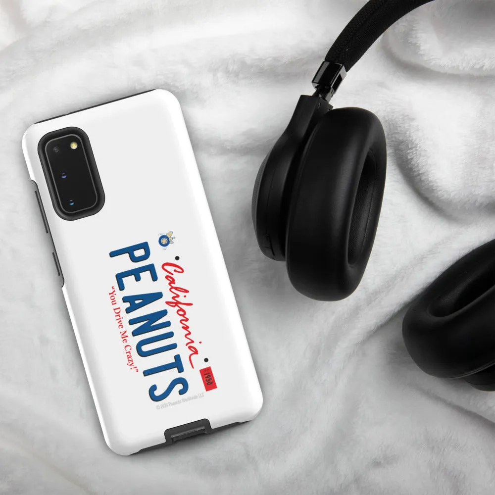 Peanuts License Plate Samsung Case