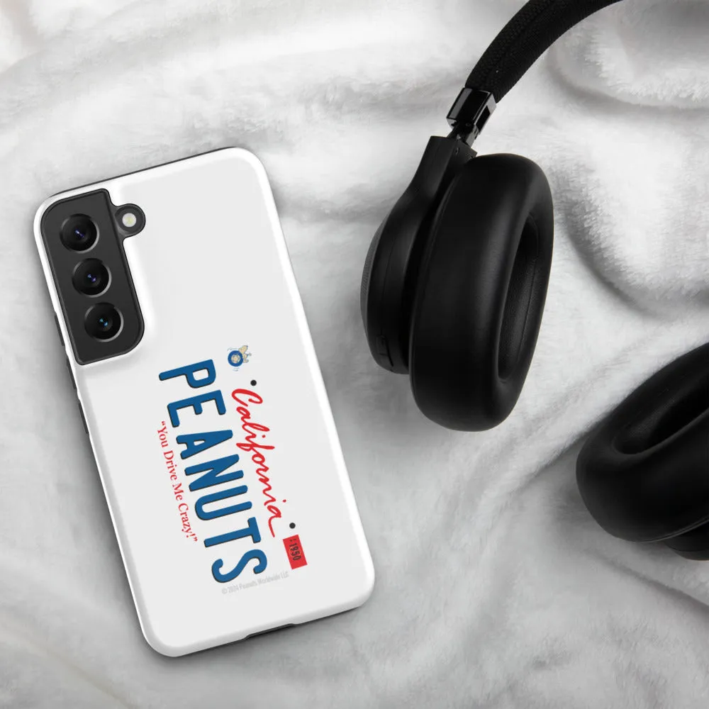 Peanuts License Plate Samsung Case