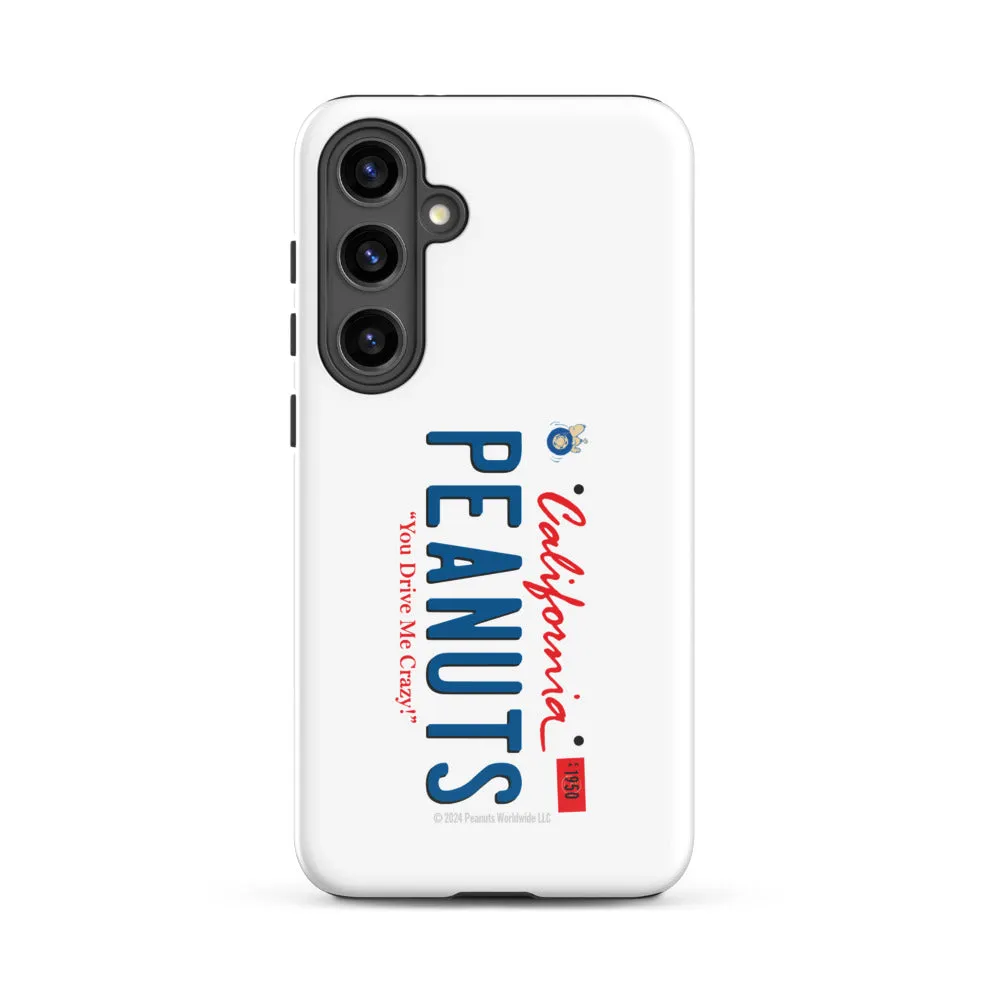 Peanuts License Plate Samsung Case