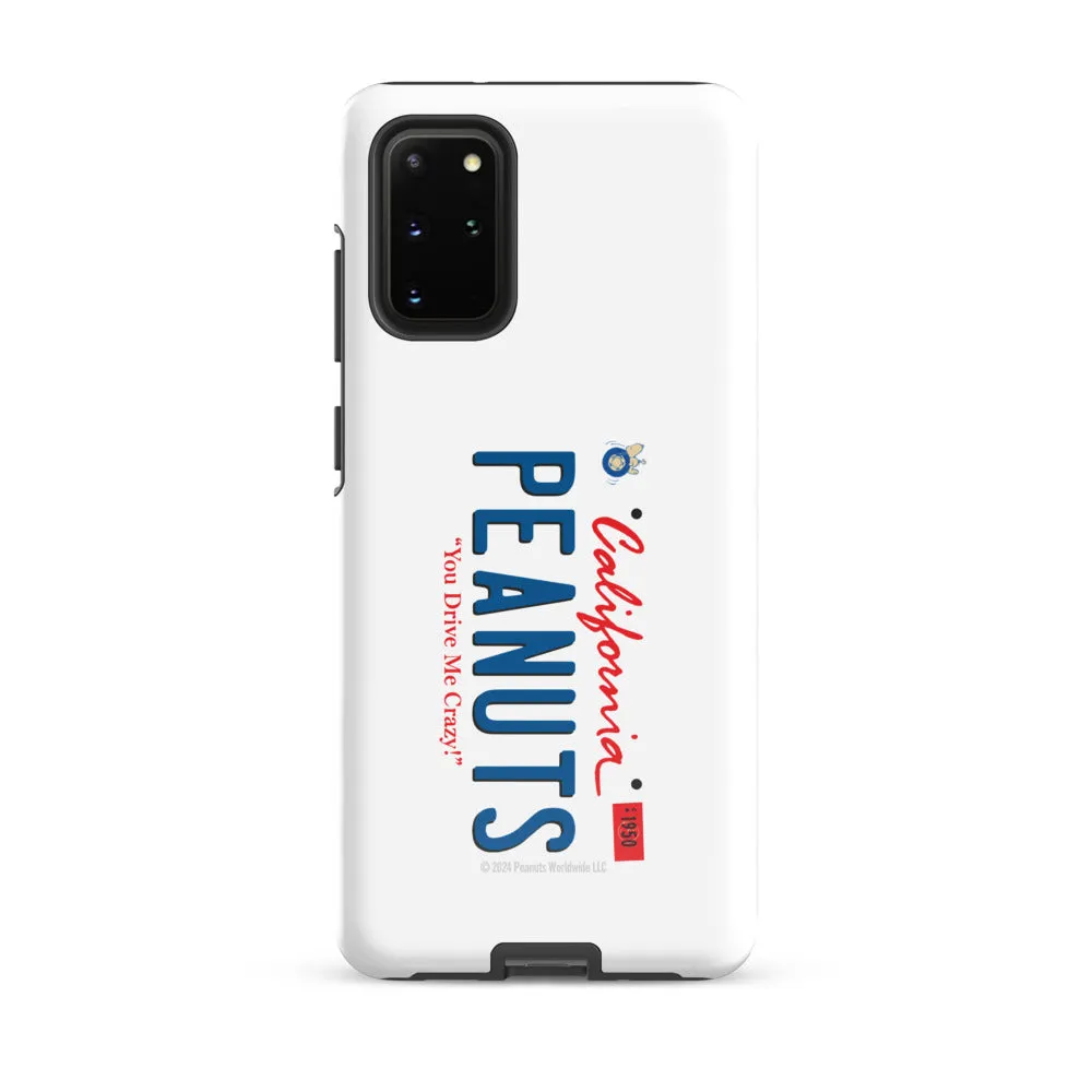 Peanuts License Plate Samsung Case