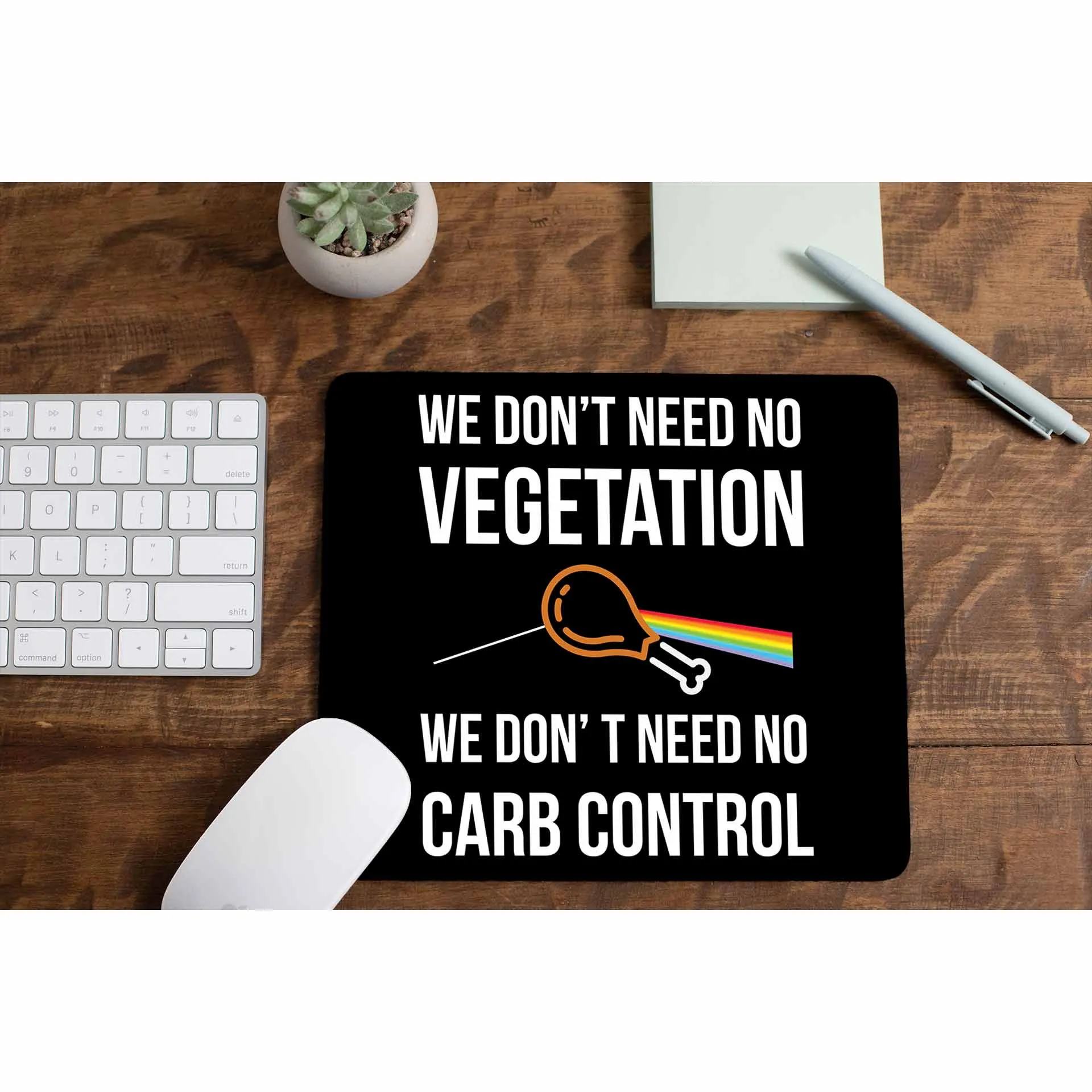 Pink Floyd Mousepad - We Don't Need No Vegetation