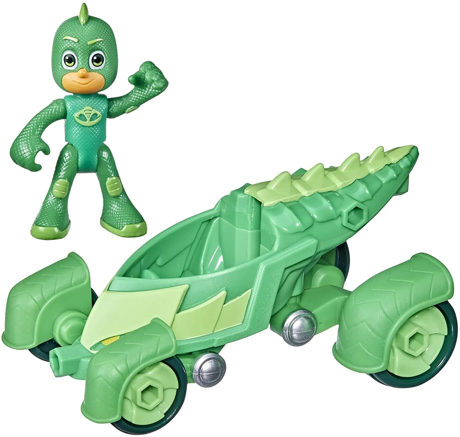 PJ Masks Gekko-Mobile Preschool Toy, Gekko Car with Gekko Action Figure for Kids Ages 3 and Up