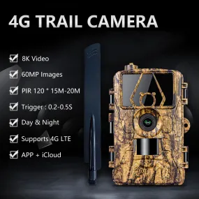 PR801 8K video trail camera with WiFi 4G LTE  APP functionwith free fast post delivery