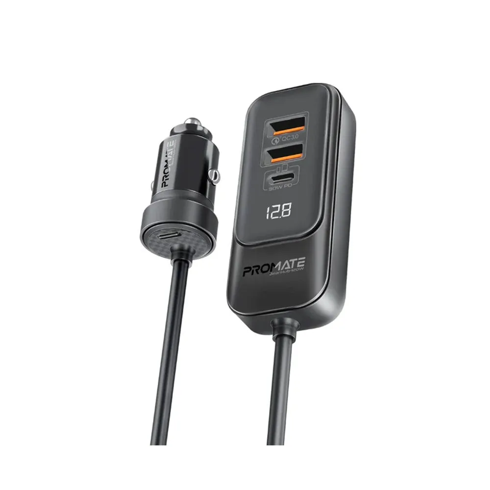 Promate Gearhub-120W Car charger