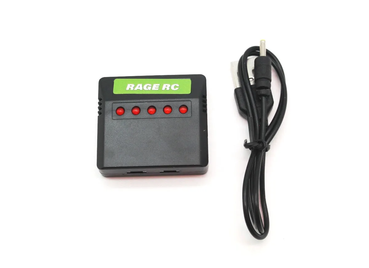 RageRC 5-Port 1S USB Micro Charger - RGRA1351