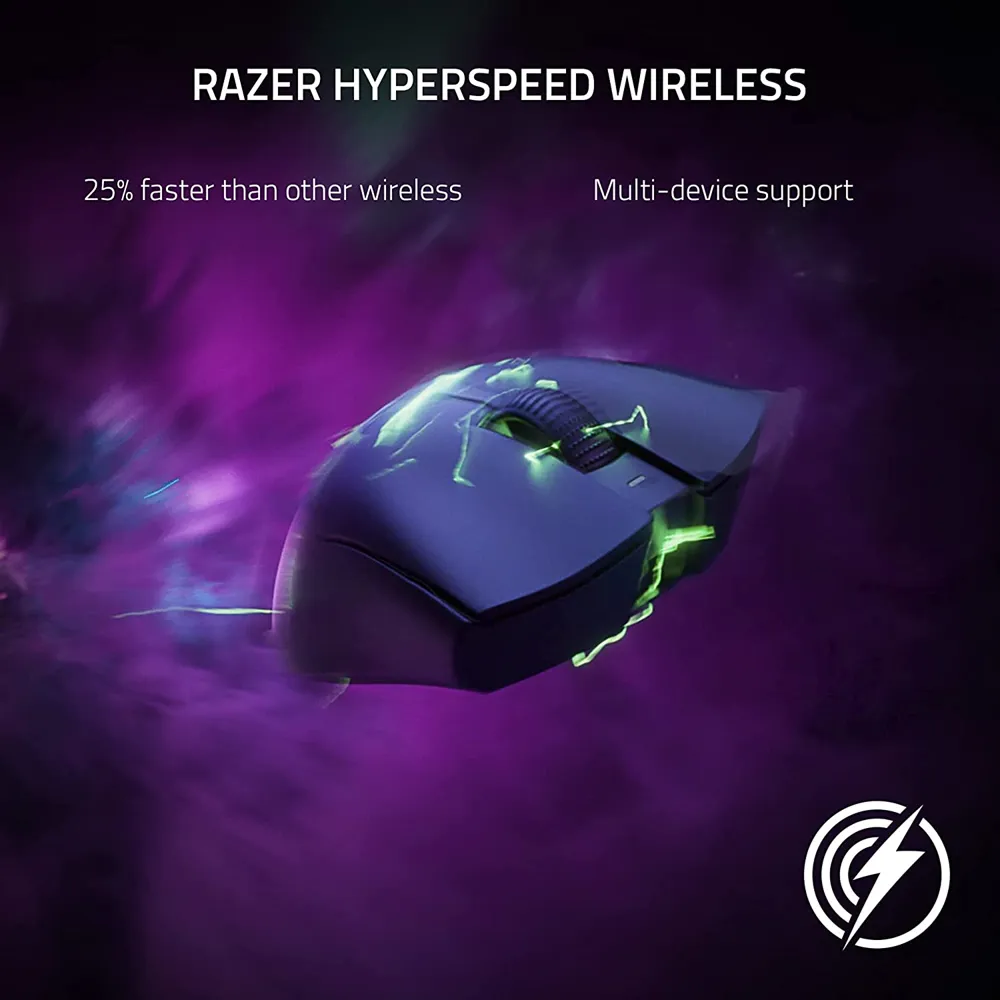 Razer Deathadder V3 Pro - White Edition - Ultra-Lightweight Wireless Ergonomic Esports Mouse