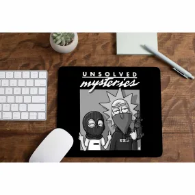 Rick and Morty Mousepad - Unsolved Mysteries