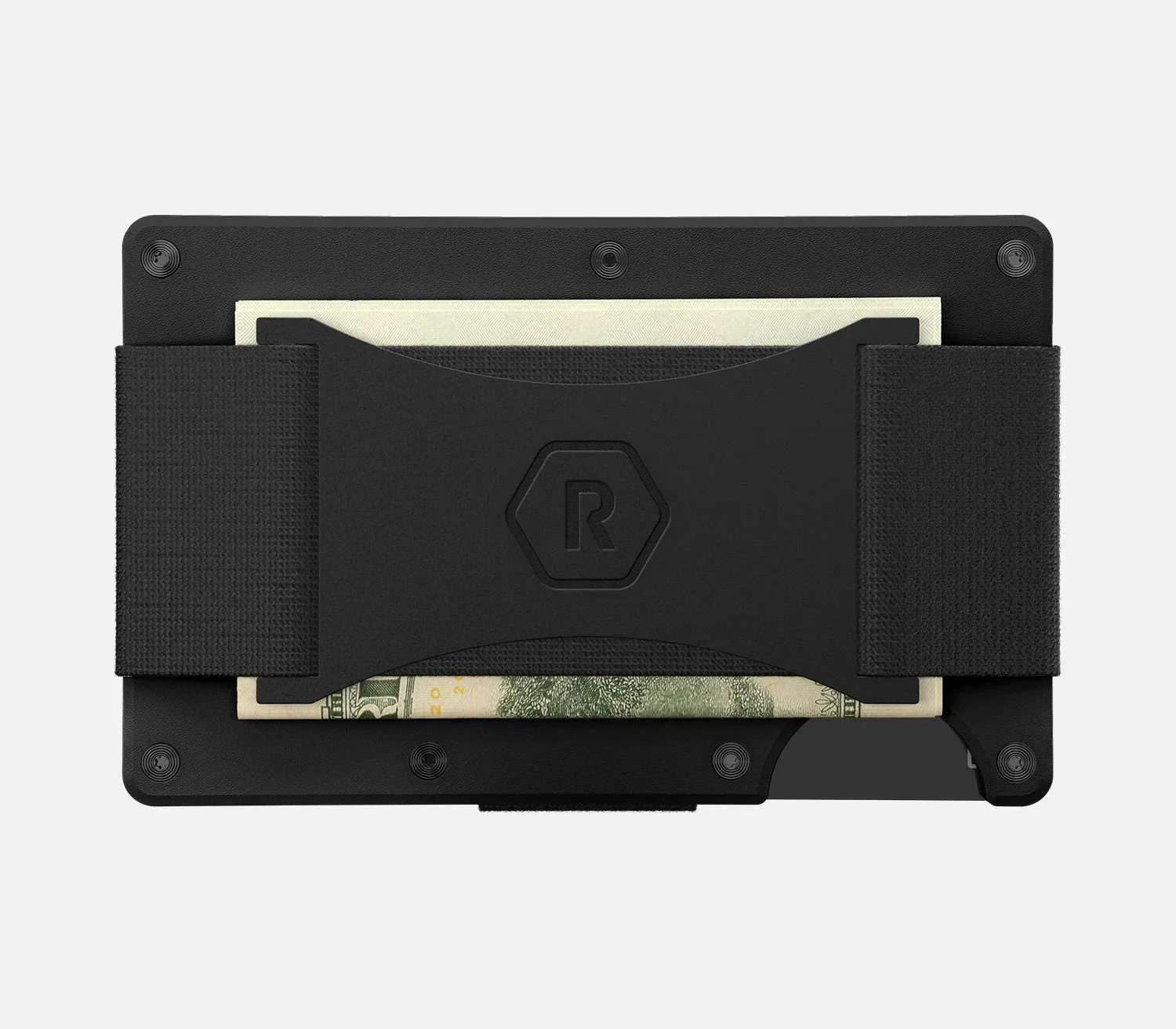 Ridge Wallet - Matte Black Titanium